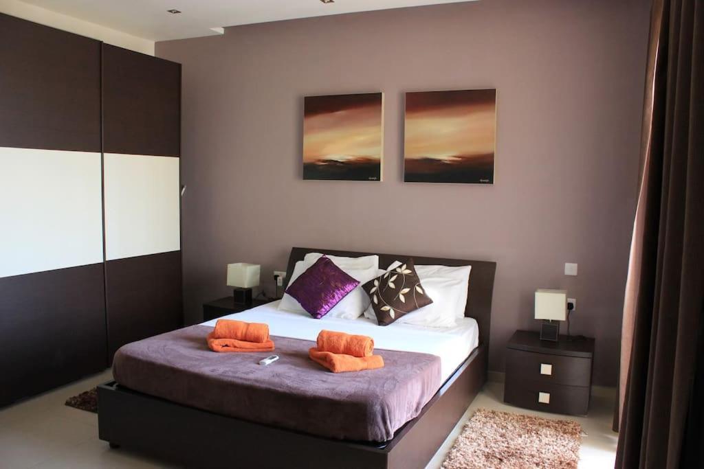 Sunny 2 Bedroom, 2 Bathrooms, Seaside Apt. 斯利马 外观 照片